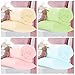 Childrens Pure 100% Cotton Cot Size Pastel Green Duvet Cover Set