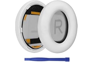 HATOFES Ohrpolster für Bose 700 Noise Cancelling Kopfhörer (NC700) – Ohrpolster Ersatz mit weichem PU-Leder, luxuriöser Memory-Schaum, zusätzliche Dicke, extra langlebige Ohrpolster (weiße Farbe)
