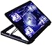 Price comparison product image LMTECH Laptop Cooling Pad Laptop Cooler for 12-17 inches Notebook with 5 Silent Fans LED Lights and 2 USB Ports