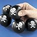 Produktbild Piraten Bälle aus Schaumstoff 12 Stück für Piratenparty als Mitgebsel Palandi®