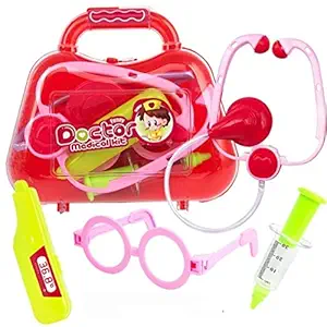 JAY ANTIQUES Mini Doctor Set Play Toy with Case, 6 Inches, Assorted Color