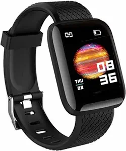 HUG PUPPY Bluetooth Wireless Smart Fitness Watch for Boys,Men,Kids,Women Sports Watch Heart Rate, and BP Monitor, Calories Counter