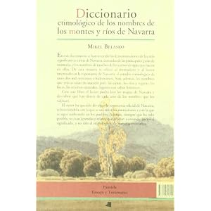 Diccionario etimológico de los nombres de los montes y ríos de Navarra (Ensayo y Testimonio)