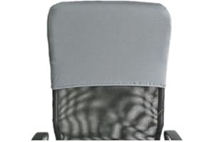 MoguGo Head Cushion Cover Backrest Cover Chair Back Cover Chair Back Protection (Grey, 28 x 48 cm)