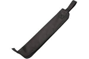Étui Toruiwa pour baguettes de batterie - Sacoche portable en tissu Oxford imperméable avec sangle de transport 46*10cm Noir