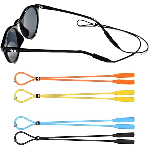 5 Laccetti Per Occhiali Sportivi - Regolabili, 5 Colori - Foto 10