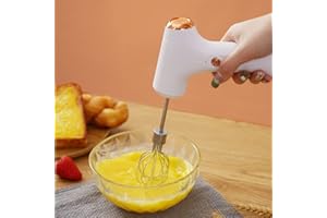 CYMWER Hand xer Eléctrico, batidor de huevos eléctrico xer Auto Cream Cake Bg Blenr Herramientas de cocina, batidor de huevos para ng Cream, Cake & Co