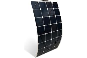 PLUSENERGY WCCSOLAR Panel Solar Flexible Monocristalino 150W 12V Capa ETFE - Barco, Camping, Coche y Auntocaravana - PlusEnergy