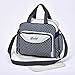 Baby Nappy Diaper Changing Bags Grey/Polka Dots Design 6600 (6600 Navy Blue)
