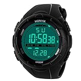 Luxus Mode Herren Uhren Analog Digital Military Heer Sport LED Wasserdichte Intelligent Armbanduhr Groveerble