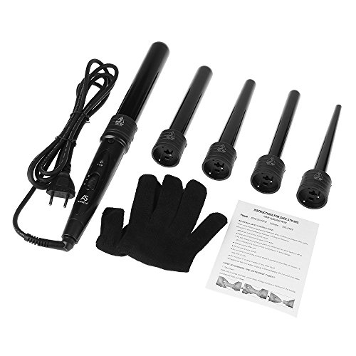 Anself 5 in 1 Multifunktions Austauschbarer Lockenstab Kit - 7