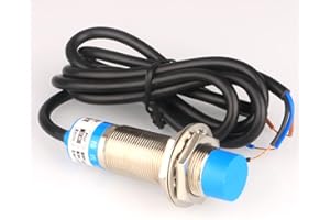 Gebildet 8mm Sensore di Prossimità Induttivo,Rilevamento Della Distanza Sensore di Avvicinamento,PNP Normalmente Chiuso Interruttore di Prossimità CC 6-36V 300mA 3 fili LJ18A3-8-Z/AY (Diametro 18mm)