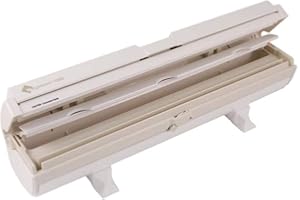 We Can Source It Ltd - Dispensador de película adhesiva Wrapmaster 1000 de 12 pulgadas - Caja cortadora de papel de aluminio con mecanismo de tracción, presión y liberación - Cortador de película de