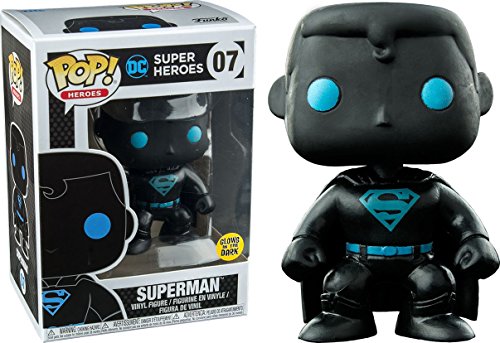 Funko - Figurine DC Comics Justice League - Superman Silhouette Glow In The Dark Exclu Pop 10cm - 0889698247474