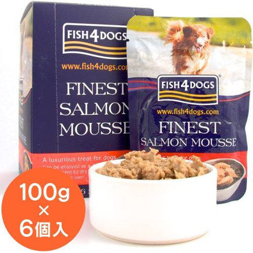 Preisvergleich Produktbild Fish4Dogs lachs Schaumstoff 4 Hund, 100 g, 6 Stück