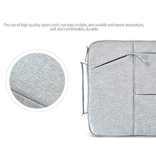 ZiXing Laptophülle Oxford Tuch Notebooktasche mit Seitentaschen mit Griff für Apple Macbook/ Acer/ Asus/ Dell/ Fujitsu/ Lenovo/ HP/ Samsung/ Sony/ Toshiba - 5