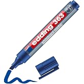 edding 363 beyaz yazı tahtası kalemi - mavi - 1 kalem - 1-5 mm kesik u&ccedil;lu - yeniden doldurulabilir