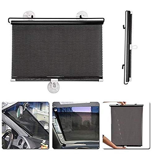 Preisvergleich Produktbild AMOYER 40x60cm einziehbaren Auto-Seitenfenster Sonnenschutz Windschutzscheibe Schutzabdeckung Sonnenschutz Zubehör