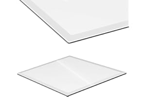 iomangio® Glasplatte Eckig 80 x 80cm Transparent - Glasscheibe aus gehärtetem ESG Glas 6mm Dick – Tischplatte aus Sicherheitsglas Glas - Ideal als DIY Glastisch Tisch Glas Platte