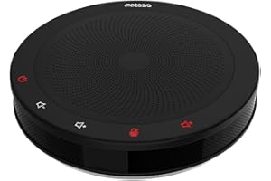 Matosio Micrófono de Altavoz y Conferencia Octopus Plus, micrófonos de formación de Haces con Inteligencia Artificial con reducción de Ruido y Eco, Plug & Play Mediante USB