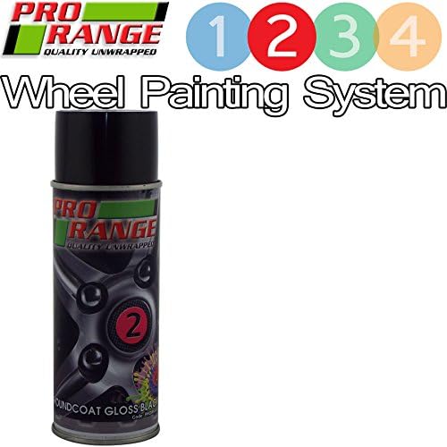 Pro Wheel Ground Coat Gloss Black Quick Drying Aresol Spray Paint PROWGGB Pro Wheel 400ml Groundcoat Gloss Black aerosol can. Stage2
