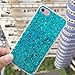 Produktbild Daxey - Art und Weise Bling Powder Pailletten Mädchen Telefon-Kasten für iPhone 7 6S 8 Plus weiche Silikon-Glitzer-rückseitige Abdeckung für iPhone X XS [Phone X Grün]