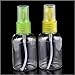 3 x 50ML Plastic Transparent Small Spray Bottle Empty