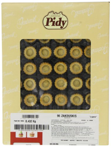 Preisvergleich Produktbild Pidy Zakouski Mini Round Vol Au Vent Cases x 96
