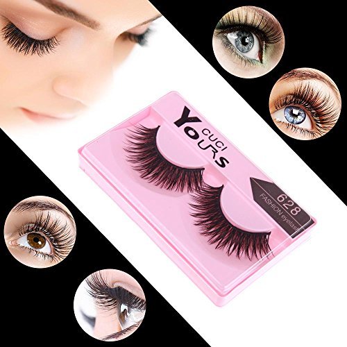 Anself 10 Paar Falsche Künstliche Wimpern Dicke Lange Eyelashes Pure Handgemacht - 3