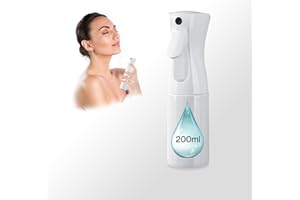 AVIDA ZEN Spruzzino Nebulizzatore Piccolo [ 200ml Bianco – Alta Qualità ] Bottiglia Spray vuota per acqua – Vaporizzatore uso diverso: rinfrescare il viso, acconciatura, innaffiare piante… (200 Bianco)