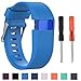 Produktbild Cyeeson Fitbit Charge HR Watch Replacement Armband Weiche Silikon Farbe Adustable Band Gel Wristband Strap Watch Band für Fitbit Charge HR (Zwei Größ)