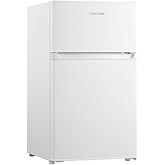 INFINITON FG-85D8 Two-Door Refrigerator, 85 cm, 85 L, E, White, Integrated Handle, LED Light (White | FG-85D8WEH)