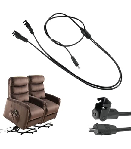 Contrôleur Canapé Électrique 5 Broches USB - Interrupteur Inclinable Avec Chargeur USB LED