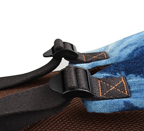 Gezu Canvas Rucksack Herren oder Damen Vintage Schulrucksack UniTasche Laptop Rucksack 15 6 Zoll Laptop GZ320  Dunkel Blau 