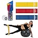 Produktbild POWRX Fitnessbänder Widerstandsbänder 3er Set inkl. praktischer Transportbox I Gymnastikband 150 x 15 cm I Trainingsband für Fitness Reha Physiotherapie Yoga