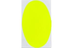 MERCERÍA SUANCES 4 rodilleras termoadhesivas de planchar. Coderas para ropa y reparación de pantalones, camisas jerseys, etc. 16 x 10 cm. Elige color (Amarillo fluor (7))