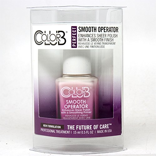 Color Club SMOOTH OPERATOR Enhances Sheer Polish With Smooth Finish .5oz/15mL