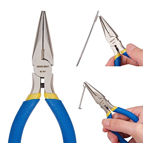 benecreat Jewelry Zange für Schmuckherstellung Long Nose Pliers - 2