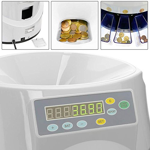 Cablematic DB360 Máquina de clasificación y contador de monedas