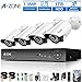 Produktbild A-ZONE Videoüberwachung Überwachungsset Überwachungskamera Set 8 Kanal DVR Videorecorders mit Nachtsicht Kamera 4 x 1.3MP 960P Überwachungskamera Außen mit Bewegungsmelder, mit 1TB HDD