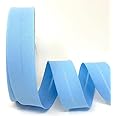 Byetsa Powder Blue 30mm Polycotton Bias Binding on a 25m Roll