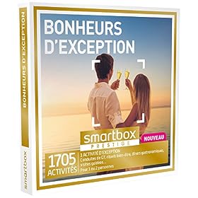SMARTBOX – Coffret Cadeau Couple – Idée cadeau original – Activité d&rsquo;exception à faire à deux : Bien-être, gastronomie, culture, aventure