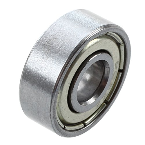 TOOGOO (R) 10 Stueck 17mm x 6mm x 6mm Einreihige Shielded Rillenkugellager 606ZZ - 2
