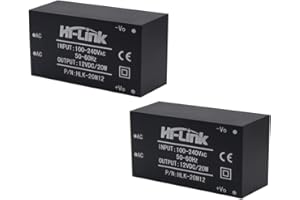 ATEC BY CARBONI CHRISTIAN ATEC - HLK(20M 05/09/12/15/24) AC(220V) / DC(5V/9V/12V/15V/24V) Mini Modulo di Alimentazione - (2x (20M12))