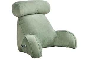 FRILLA Lesekissen für Bett und Sofa, Weich und Komfortabel für Optimale Rückenunterstützung, Rückenkissen Ideal als Rückenstütze zum Lesen, Arbeiten, und Spielen auf dem Bett, Sofa, oder Couch - HUGIREST