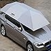 Produktbild LALEO Car-Umbrella,Automatisch Fernbedienung Tragbar Gefaltet Einfache Installation Gegen Sonne, Staub, Schnee, EIS, Frost, Sonnenschirm Fürs Auto,Blau, Silber, Cyan 210 * 400cm,Silver