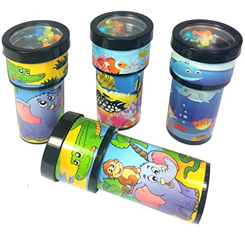 German Trendseller® – 6 x Mini Kaleidoskope Tiere ★ NEU ★ ┃ Kindergeburtstags ┃ Mitgebsel ┃ 6 Stück - 3