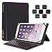 Price comparison product image MISS&YG Keyboard Case - 360 Degree Rotation Swivel Cover Case With Wireless Keyboard For Apple Ipad 9.7 Inch, Also Fit Ipad Air