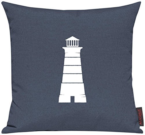 Kissenhülle für Auserwählte! Sofakissen Sailing Leuchtturm Motive Maritim, Farbe blau
