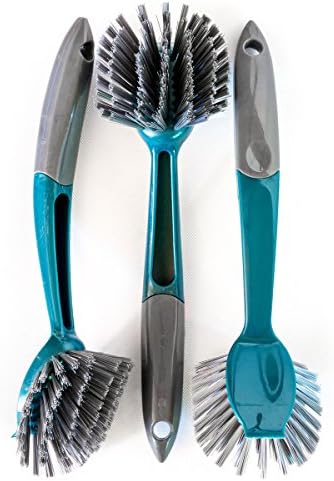 Dish Brush - Sea Green (3 Pack, Sea Green)
